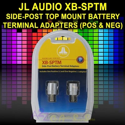 JL AUDIO XB-SPTM SIDE-POST TOP MOUNT BATTERY TERMINAL ADAPTERS (POS & NEG) NEW - Изображение 1 из 3
