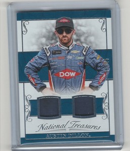 2017 NATIONAL TREASURES AUSTIN DILLON DOW RU FIRESUIT CARD#DFM-AD /25