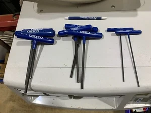 Chesco Hex Wrenches 85413 (1/4"), 85412(7/32"), 85407(7/64") - (Lot of 8 total) - Picture 1 of 5