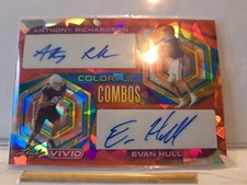 2023 Leaf Vivid Colorful Combo's A. Richardson/ E. Hull Auto  5/8 Near Mint/Mint