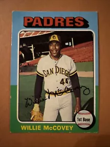 Willie McCovey 1975 Topps #450 en muy buen estado - Imagen 1 de 2