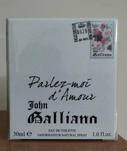 Profumo donna JOHN GALLIANO PARLEZ MOI D’AMOUR EDT 30ML VINTAGE SIGILLATO - Foto 1 di 3