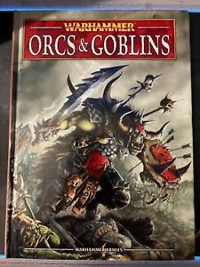 Warhammer Armies Orcs & Goblins by Jeremy Vetock Hardcover Book Used