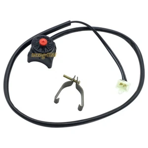 Interruptor de apagado de motocicleta rojo botón bocina arranque moto KTM ATV doble deporte - Imagen 1 de 9