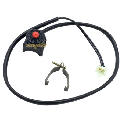 Motorcycle Kill Switch Red Push Button Horn Starter Dirt Bike KTM ATV Dual Sport - Image 1 of 4