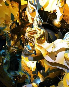 Wall Art Made In Canada. Mandelbay City IV. By Angel Torrella. Multiple Formats - Picture 1 of 7
