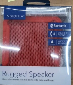 Insignia - Portable Bluetooth Speaker - Red - NS-CSPBTF1-R - Picture 1 of 2