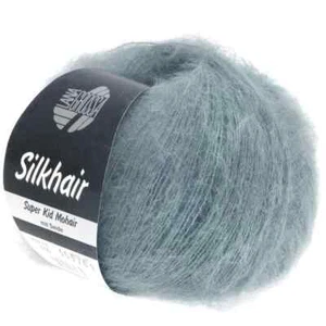 LANA GROSSA SILKHAIR Strickgarn Wolle (94 - Graphitgrau) - Bild 1 von 5