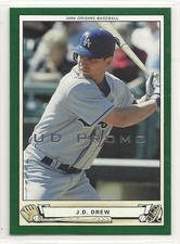 2005 Upper Deck Origins Promo - #3 - J.D. Drew - Los Angeles Dodgers
