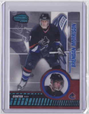 2003-04 PACIFIC INVINCIBLE RETAIL BLUE PARALLEL/350 BRENDAN MORRISON #96 CANUCKS - Image 1 of 2