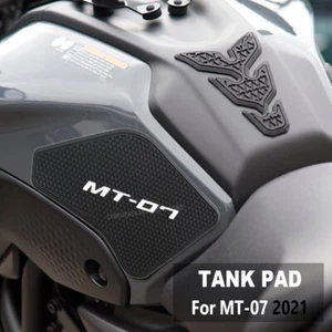 Motorcycle Tank Traction Pad Side Gas Knee Grip Protector For Yamaha MT-07 2021 - Picture 1 of 10