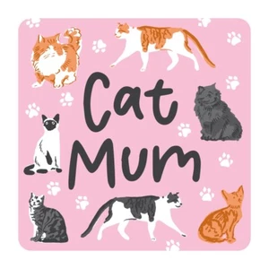 Cat Mum Coaster - Drinks Coaster from Smiling Faces - Picture 1 of 2
