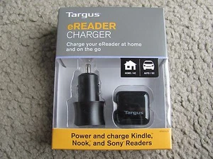 Brand New Targus APM04US eReader Dual Charger, Charge at Home and Auto / DC - Picture 1 of 2