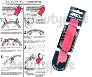 NEUMÁTICO palanca roja para neumático sin tubo IRC NUEVO EN CAJA hecho en Japón (rojo) - Imagen 1 de 1