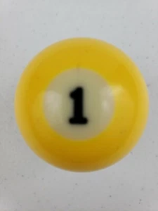 Ersatz Poolball Billard #1 Billardball 2 1/4" Durchmesser Vintage - Bild 1 von 10
