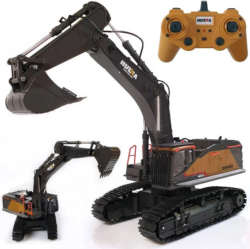 Escavatore Radiocomandato HuiNa 1592 Scala 1:14  2.4 Ghz - 22 Funzioni - Immagine 1 di 4