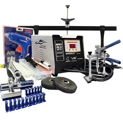 F6100 110V 3KW ALUMINUM PANEL SPOT WELDER PULLER CAR DENT SUTD WELDER MACHINE US - Image 1 of 4