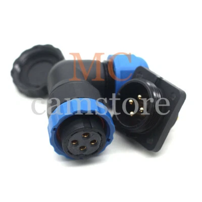 SD20 4pin Panel Mount Connector Plug Socket,25A 380V Aviation Cable Connector - Image 1 of 4