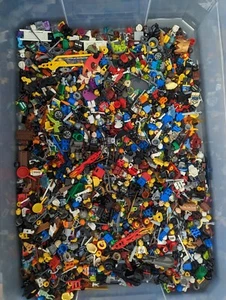 LEGO MINIFIGURES + Accessories - RANDOM Bulk Lot    [ 1 LB ]   ONE POUND - Picture 1 of 3