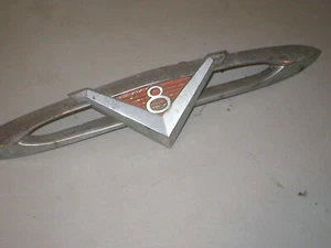 1954 Dodge V8 Hood trim Pieces, OEM, Part # 1541280 & 1541278 DG - Picture 1 of 8