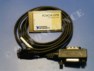 National Instruments PCMCIA-GPIB Interface Card With Latching Cable • 195$
