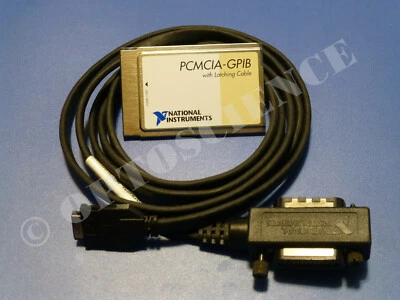 National Instruments PCMCIA-GPIB Interface Card with Latching Cable - Image 1 of 2