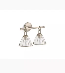 KOHLER Terret® Two-light sconce K-27742-SC02-BVL Brushed Bronze ~ New in Box - Picture 1 of 7
