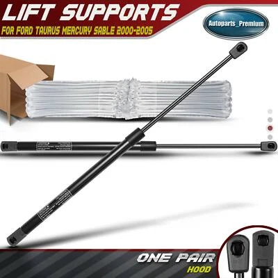 2Pcs Front Hood Lift Supports Shocks Struts for Ford Taurus 2000-2007 Mercury - Image 1 of 4