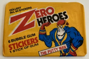Paquete de cera Zero Heroes Donruss 1984 vintage, sellado de fábrica - Imagen 1 de 2