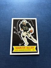 1984 Topps Football NFL Stars Collector's Edition Marcus Allen #1 HOF NM