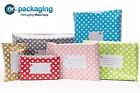 Polka Dot Mailing Bags Strong Cheap Poly Postal Postage Post Mail Self Seal