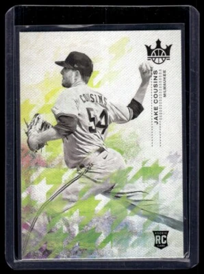 2022 Panini Diamond Kings Jake Cousins Rookie #180 Milwaukee Brewers - Image 1 of 2