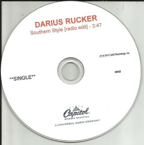 DARIUS RUCKER Southern Style RARE EDIT PROMO DJ CD single HOOTIE & THE BLOWFISH - Picture 1 of 1