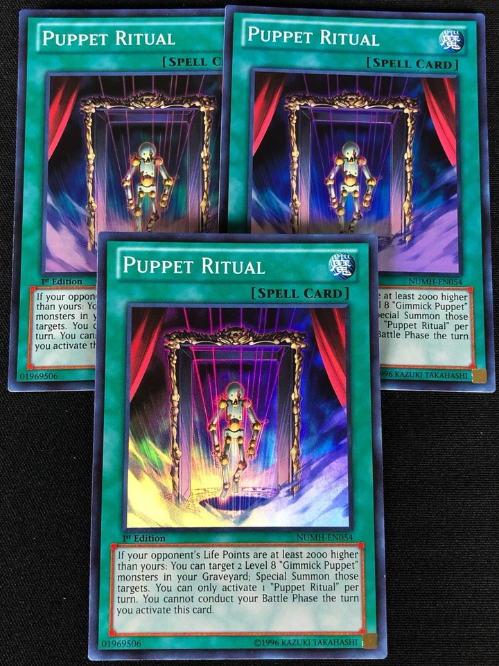 YUGIOH PUPPET RITUAL NUMH-EN054 1ST SUPER X3 (NM) - Image 1 of 1
