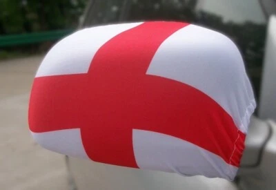 20 x ENGLAND CAR WING MIRROR FLAGS COVERS SOCK ST GEORGE FOOTBALL SPORTS JOBLOT - Image 1 of 4