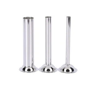 3tlg Edelstahl Fülltülle Set oder Einzeln Füllrohr Flansch Wurstfüller Tool - Bild 1 von 8