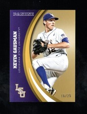 2015 PANINI LSU TIGERS MULTI-SPORT KEVIN GAUSMAN #78 GOLD 16/25