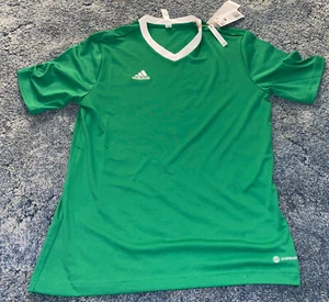 NWT Boys Adidas Entrada 22 Jersey Soccer/Football Shirt. Sz XL & Green. HI2126 - Picture 1 of 1