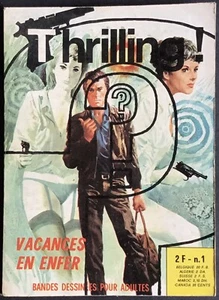 THRILLING ! n°1 Vacances en enfer Éditions Elvifrance février 1973 Très bon état - Picture 1 of 8