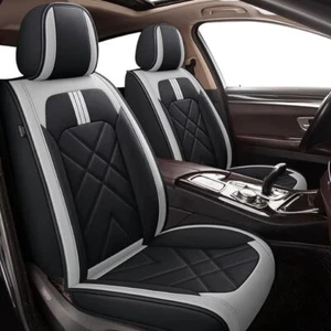 For Volkswagen Passat 1999-2022 Seat Covers PU Leather Car Protector Pad 2 -Sits - Picture 1 of 6