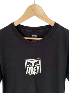 Obey Andre The Giant Logo Black Short Sleeve T Shirt Size L Designer - Picture 1 of 10