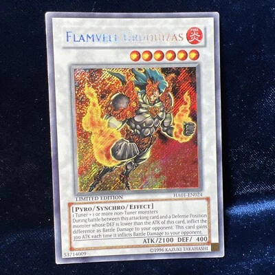 Flamvell Uruquizas HA01-EN024 Secret limited YUGIOH Card - Image 1 of 4