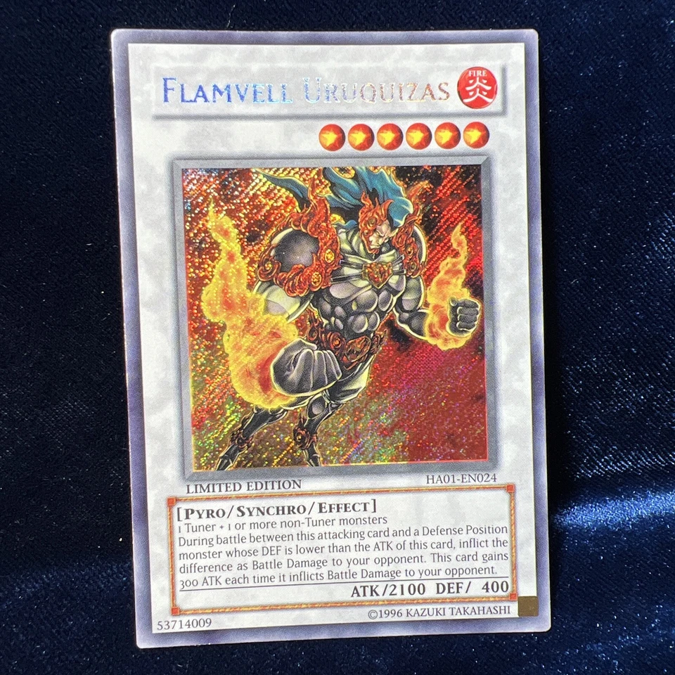 Flamvell Uruquizas HA01-EN024 Secret limited YUGIOH Card - Image 1 of 4