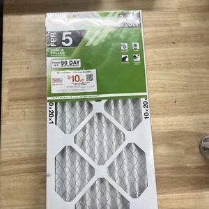HDX 10 X 20 X 1 Standard Pleated Air Filter FPR 5 Lot of 3 - Picture 1 of 3