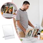 2 Pcs Clear Acrylic Cookbook Stand For Kitchen Counter Adjustable Cookbook NEW