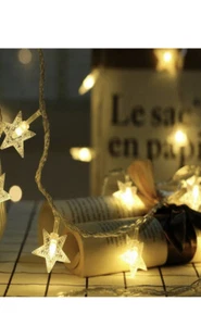 Karen Lincoln 19.69ft LED Fairy Light Battery Powered - Warm White - 40 Stars - Picture 1 of 6