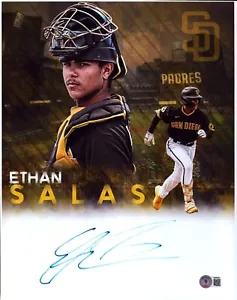 Ethan Salas Signed Padres 11x14 Photo BAS COA MLB Top Prospect Picture Autograph - Picture 1 of 24