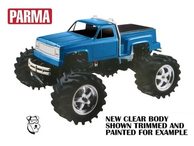 #10200 - 1/10 PARMA Chevy Step Side Truck C10 K10 CLEAR RC Body - Image 1 of 3