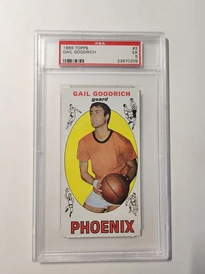 1969 Topps Gail Goodrich Phoenix Suns #2 Sharp Corners Foto 1 de 4