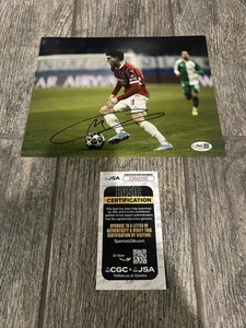 CHRISTIAN PULISIC SIGNED AC MILAN 8X10 PHOTO JSA COA USA AUTOGRAPHED 2 - Picture 1 of 2